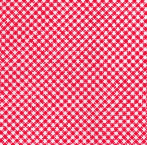 赤と白のテーブル クロス — ストック写真