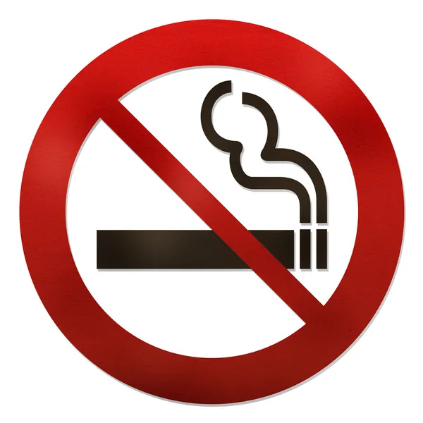 Geen teken van roken — Stockfoto