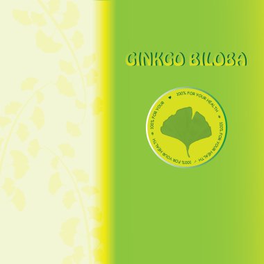 soyut ginkgo biloba arka plan