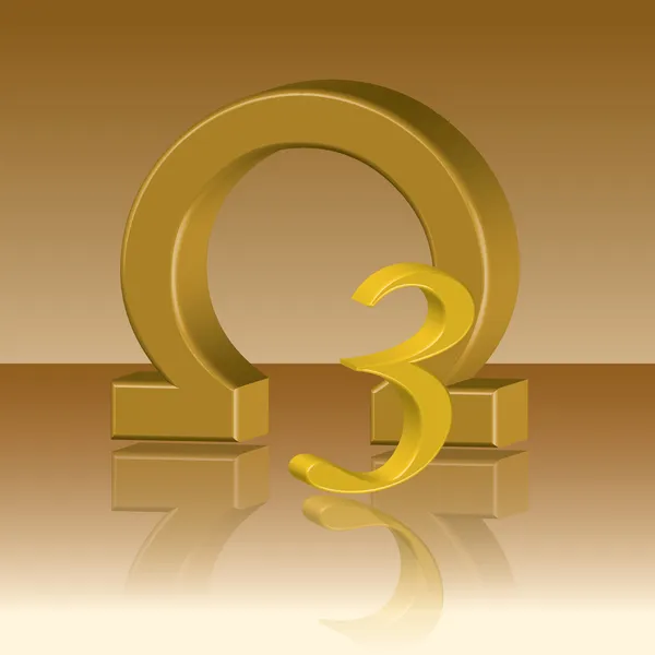 Ωμέγα-3 προϊόν banner 3d — Διανυσματικό Αρχείο