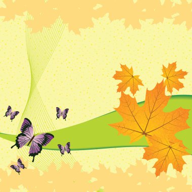 Sonbahar soyut arkaplanı