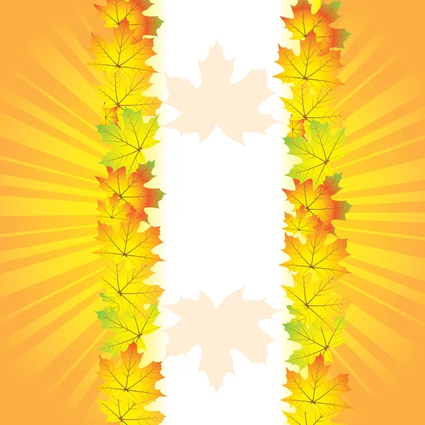 Осенний абстрактный фон — стоковый вектор