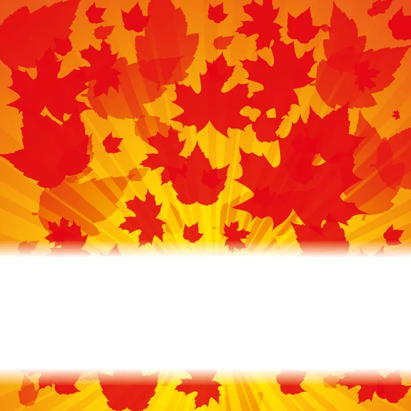 Herfst abstracte achtergrond — Stockvector