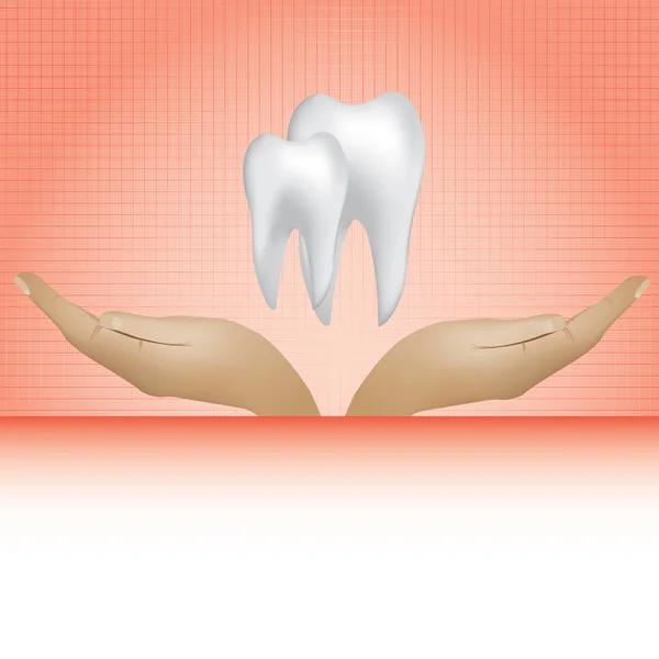 Abstrakt medicinsk tandvård bakgrund — Stock vektor