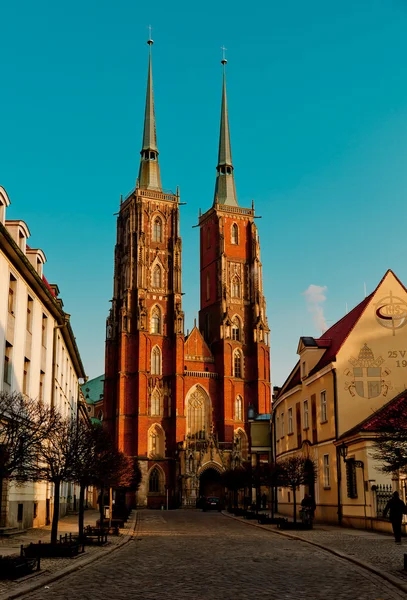 Katedral wroclaw — Stok fotoğraf