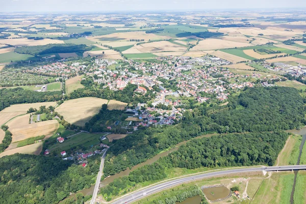 Luftaufnahme der Stadtlandschaft — Stockfoto