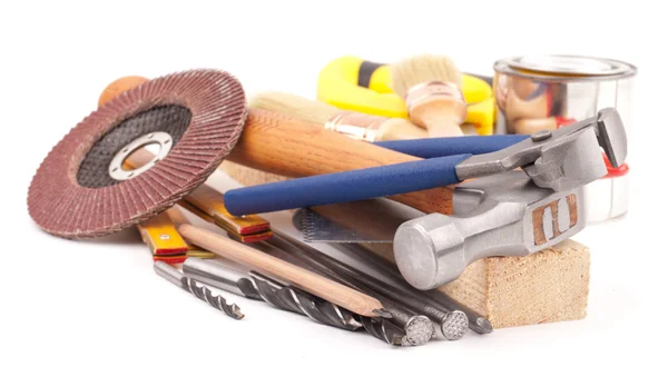 Carpenter tools — Stock Photo, Image