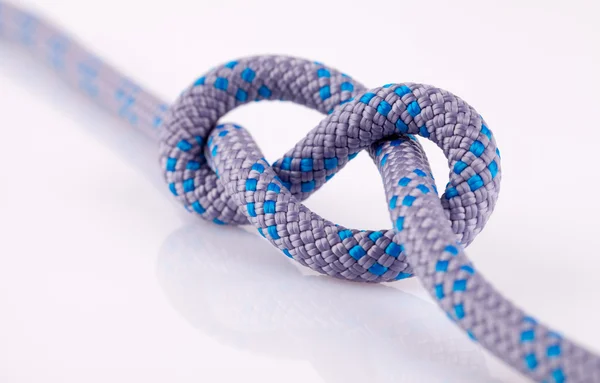 Rope knot isolated on white — Stock Photo, Image