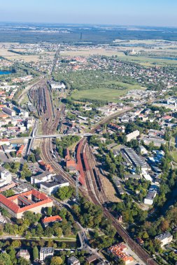 opole şehir Polonya havadan görünümü