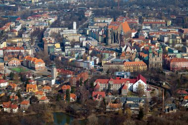 opole şehir Polonya havadan görünümü