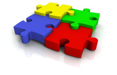 3D puzzle set