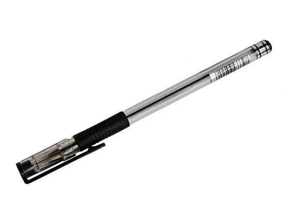 Black ballpoint pen — Stock Photo, Image