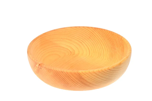 Empty wooden bowl — Stock Photo, Image