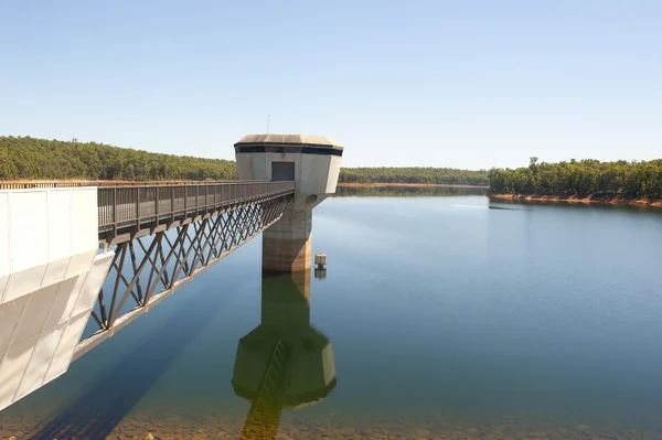 Barragem de armazenamento de água Austrália — Fotografia de Stock
