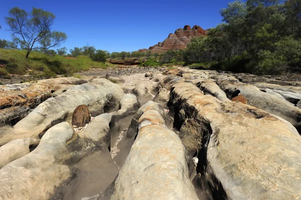 Purnululu bungle verprutst wereld erfgoed Australië — Stockfoto