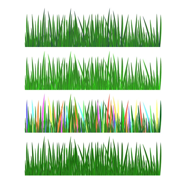 stock vector Green grass