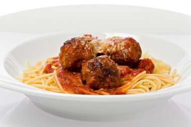 Spaghetti and Meatballs clipart