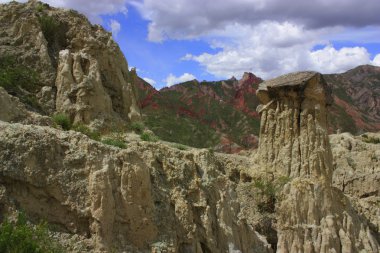 Spectacular Moon valley in La Paz, Bolivia. clipart