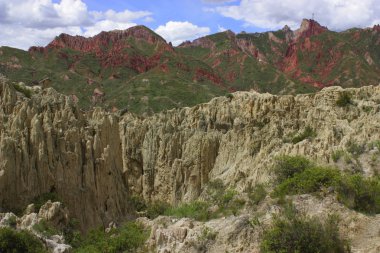 la paz, Bolivya muhteşem moon valley.