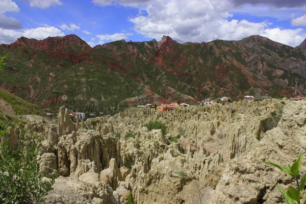 Prachtige Maan vallei in la paz, bolivia. — Stockfoto