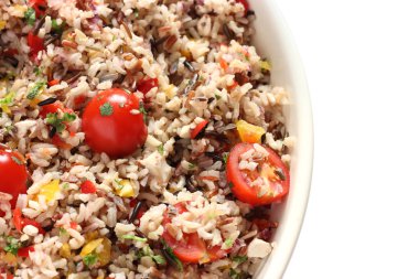 Wild rice salad clipart