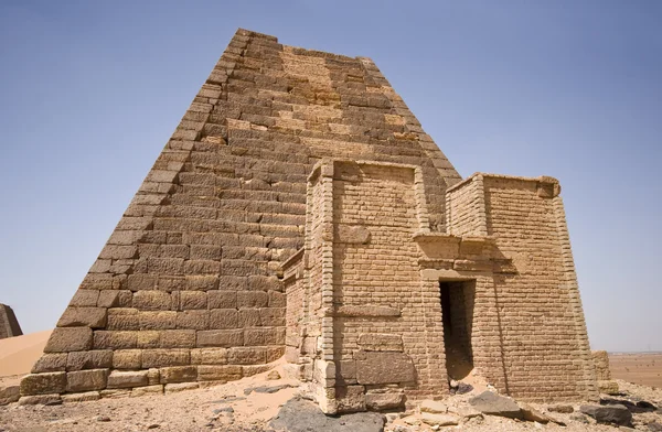 Суданская пирамида Лицензионные Стоковые Изображения