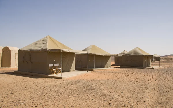 Tendas de acampamento no Bayuda — Fotografia de Stock