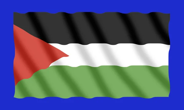 Flaga Palestyny — Zdjęcie stockowe