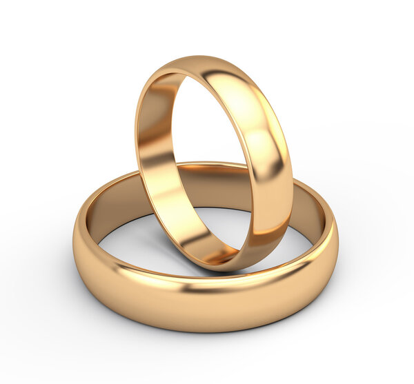 Золотые свадебные кольца