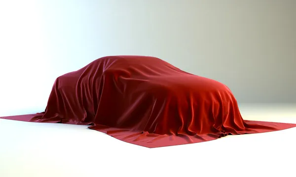 Presentation of the new car — Stock Photo, Image