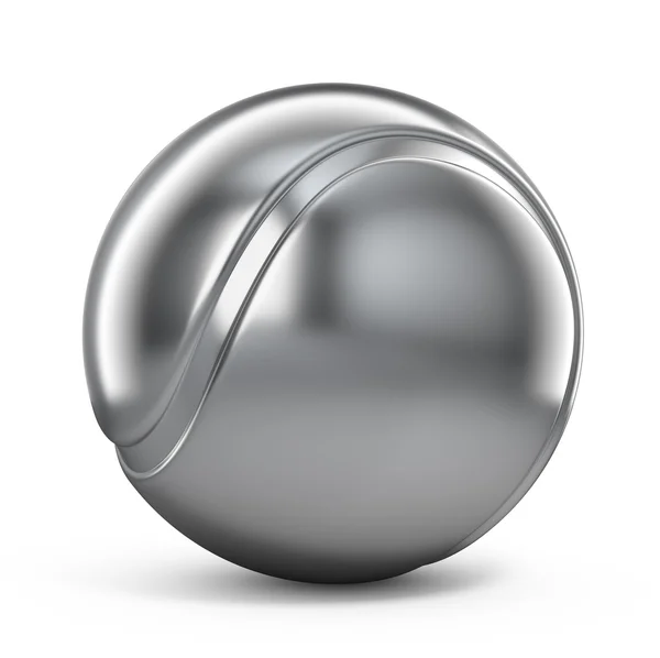 Silver tennisboll — Stockfoto