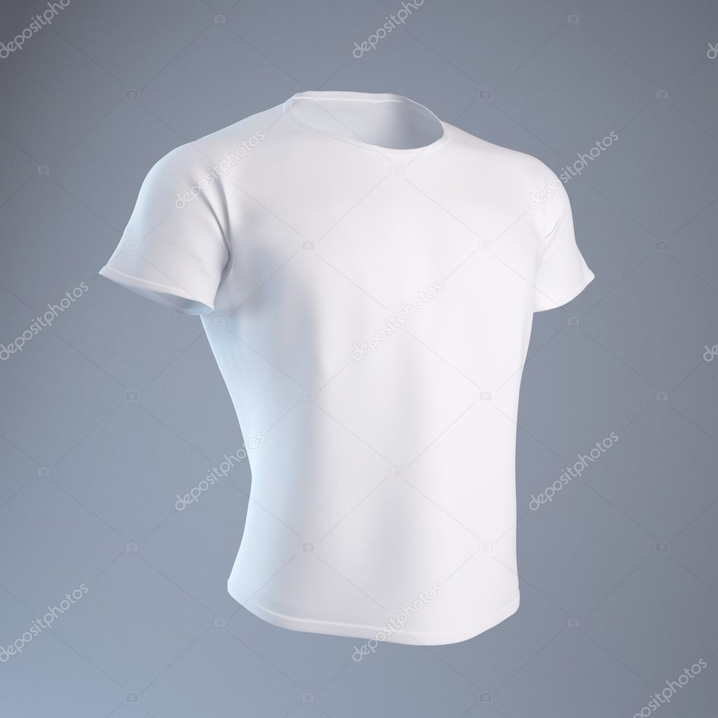 White Men's T-shirt