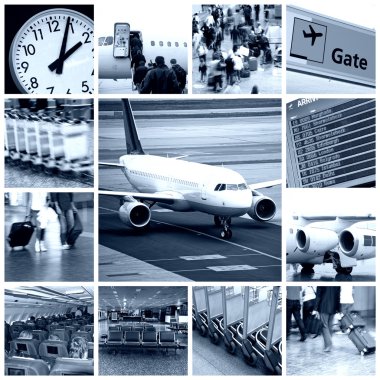 Airport and travel clipart