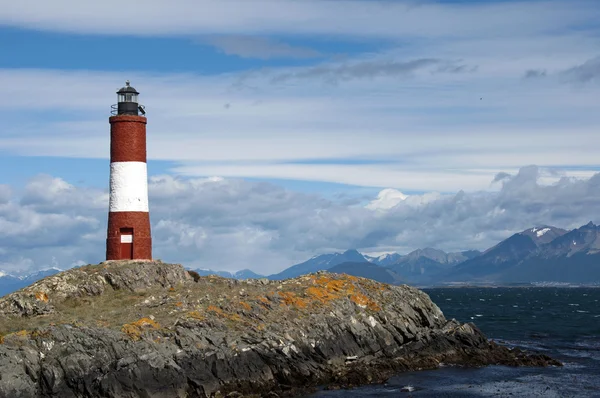 stock image Red and white lighthouse