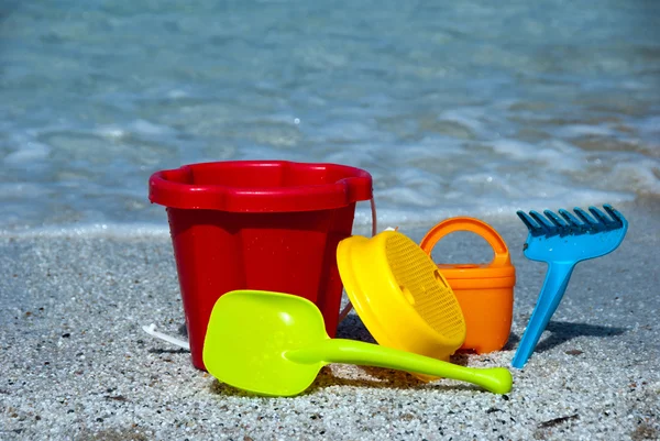 Brinquedos de praia — Fotografia de Stock