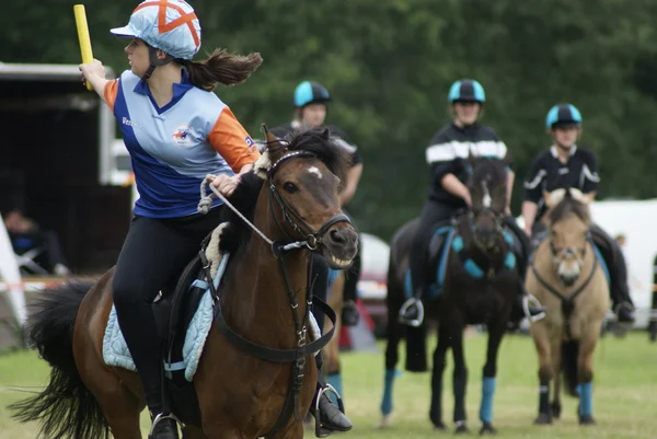 Mounted games horseshow — Stock Photo, Image