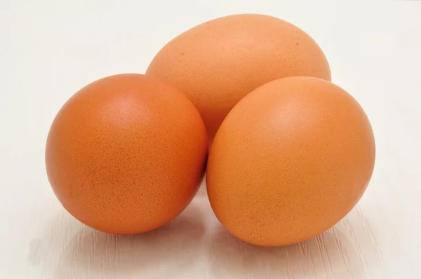 Bruin eieren — Stockfoto