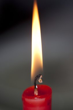 Vela con fuego clipart