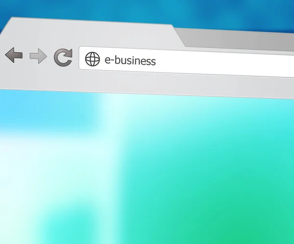 Hintergrund des E-Business-Browsers — Stockfoto