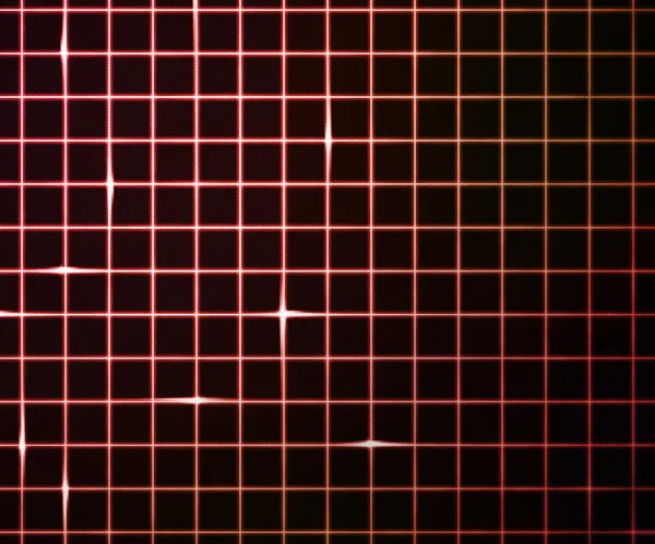 Červený laser světelná mříž pozadí — Stock fotografie