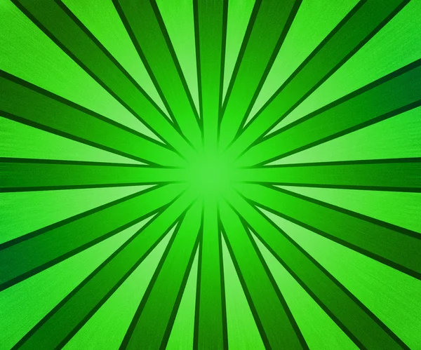 Green Rays Background — Stock Photo, Image