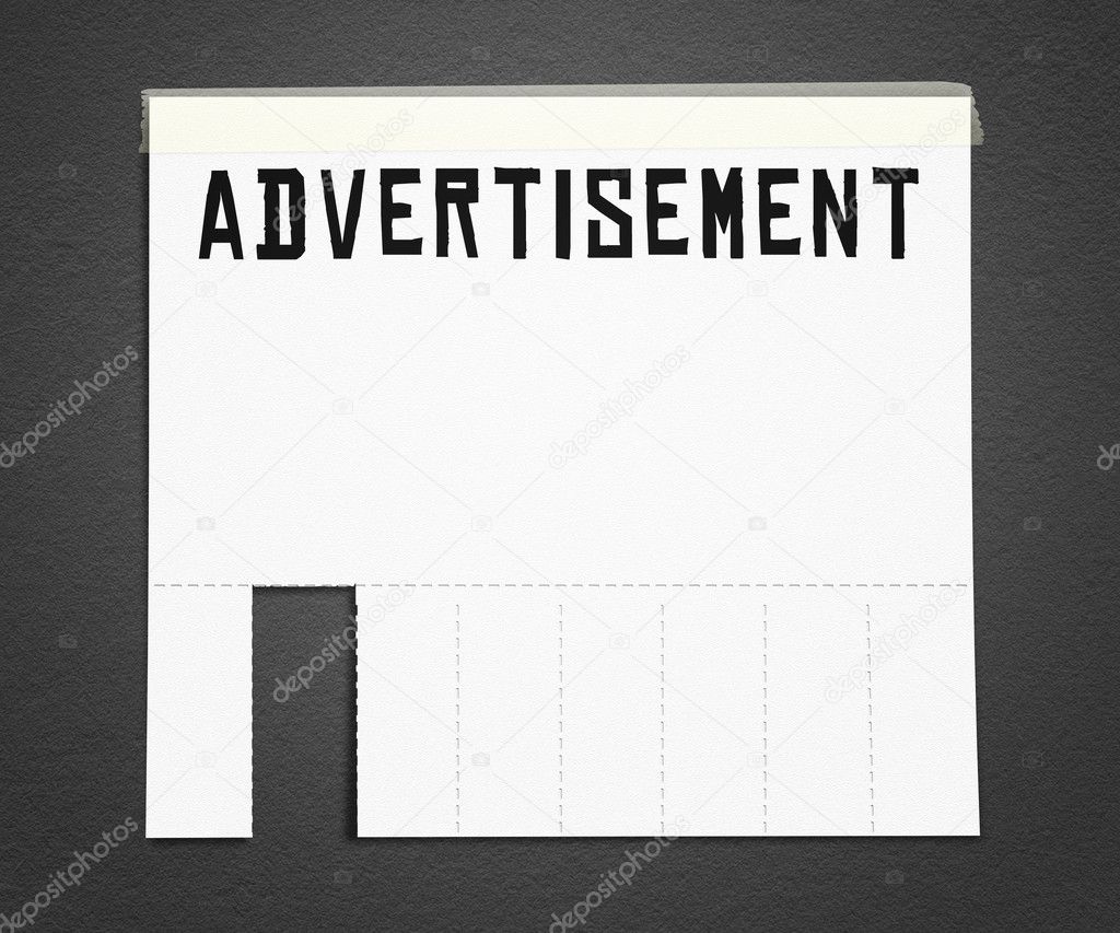 Advertisement Poster Background