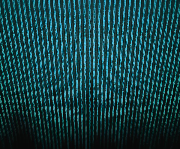Blue Binary Matrix Background — Stock Photo, Image