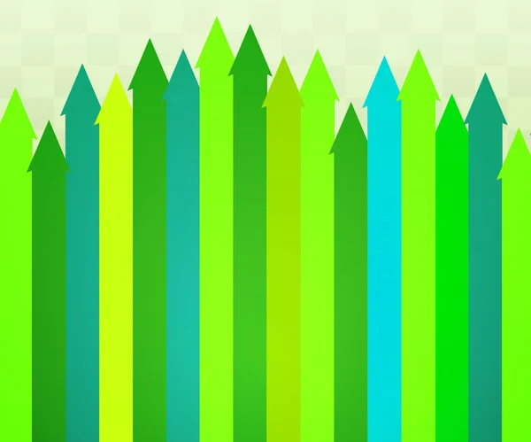 Frecce verdi sfondo — Foto Stock