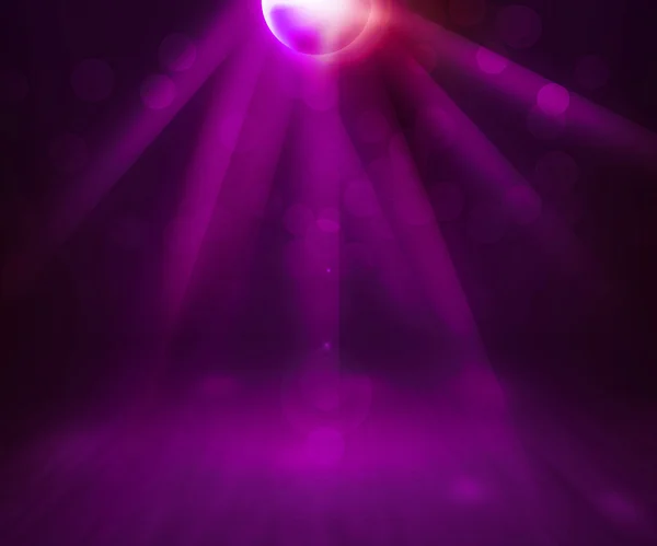 Violet disco kamer Toon achtergrond — Stockfoto