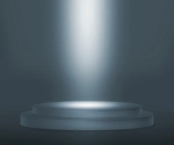 Reflektor cena pódium — Stock fotografie