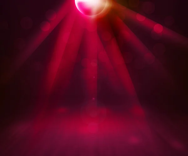 Red Disco Room Show Background — Stock Photo, Image