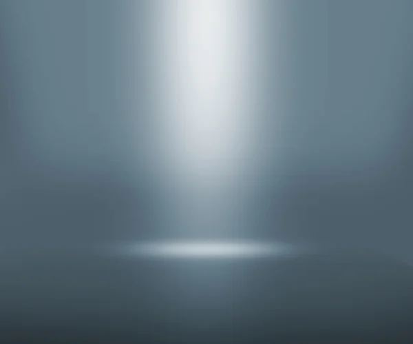 Spotlight grå rum — Stockfoto