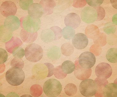 Retro Dots Background Illustration clipart