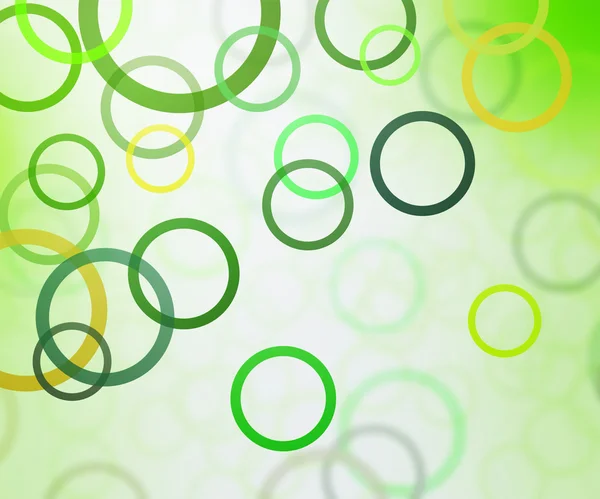 Grüne abstrakte Kreis Hintergrund — Stockfoto